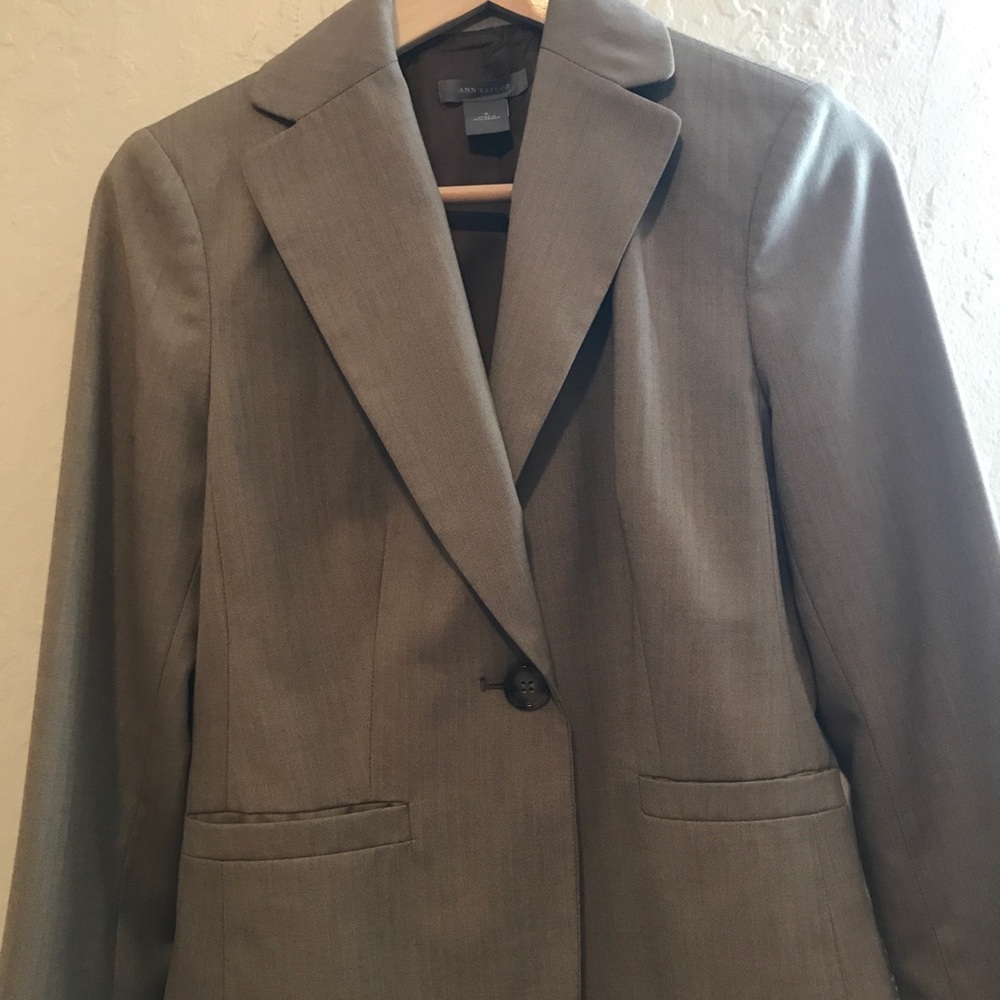 Tan Ann Taylor Blazer